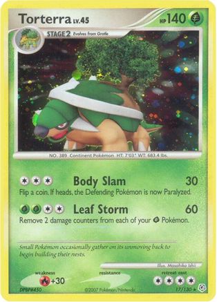Torterra 17/130 - Diamond & Pearl Reverse Holofoil - Poke-Collect