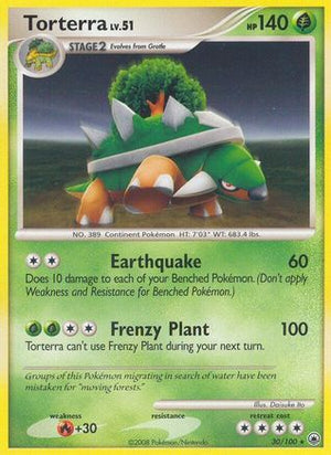 Torterra 30/100 - Majestic Dawn Reverse Holofoil - Poke-Collect