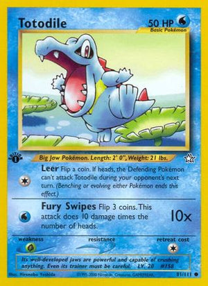 Totodile 81/111 - Neo Genesis Unlimited - Poke-Collect
