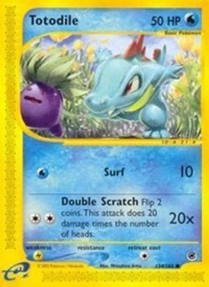 Totodile 134/165 - Expedition Base Set Reverse Holofoil - Poke-Collect