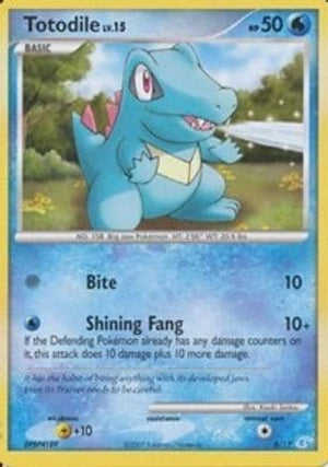 Totodile 8 - DP Trainer Kit Manaphy & Lucario - Poke-Collect