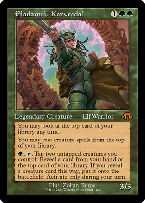 Eladamri, Korvecdal (Retro Frame) (MH3-423) - Modern Horizons 3 Foil