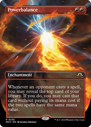 Powerbalance (Borderless) (MH3-335) - Modern Horizons 3 (Borderless) Foil
