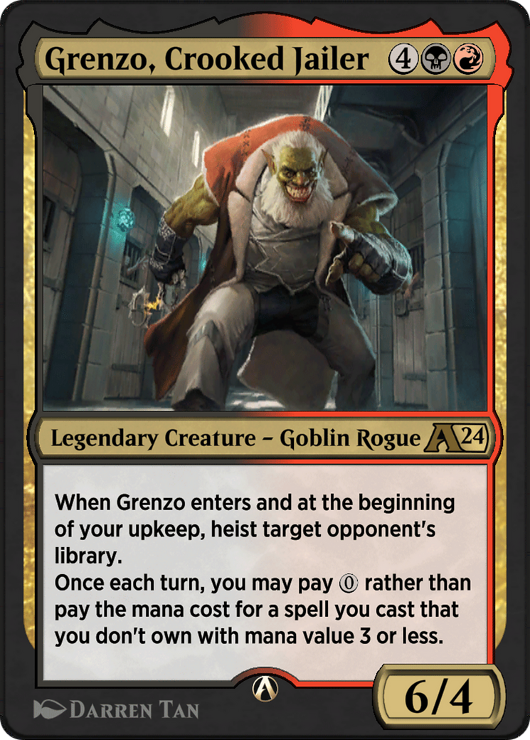 Grenzo, Crooked Jailer (YOTJ-022) - Alchemy: Outlaws of Thunder Junction - Poke-Collect