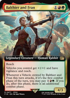 Balthier and Fran (Extended Art) (FIN-477) - FINAL FANTASY: (Extended Art) Foil