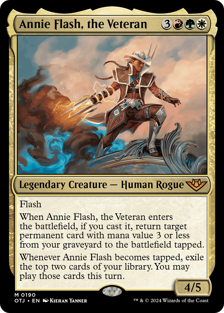Annie Flash, the Veteran (OTJ-190) - Outlaws of Thunder Junction - Poke-Collect