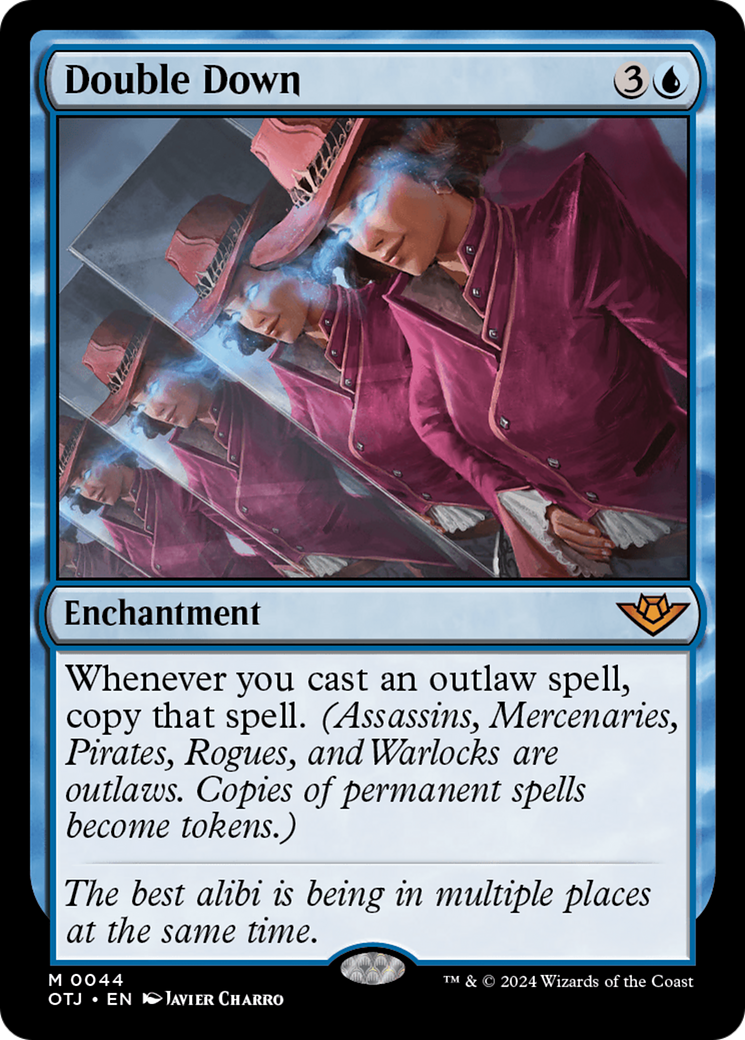 Double Down (OTJ-044) - Outlaws of Thunder Junction Foil - Poke-Collect