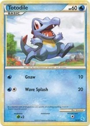 Totodile (#14) 14 - HGSS Trainer Kit Gyarados & Raichu - Poke-Collect