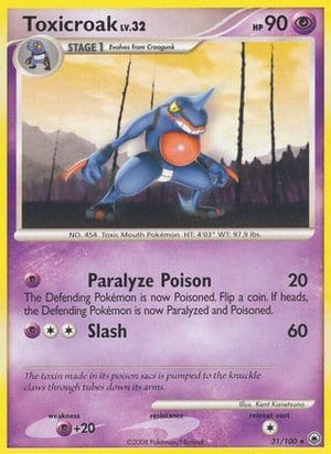 Toxicroak 31/100 - Majestic Dawn - Poke-Collect