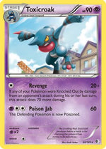 Toxicroak 66/149 - Boundaries Crossed Reverse Holofoil - Poke-Collect