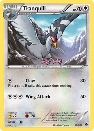 Tranquill 81/98 - Emerging Powers Reverse Holofoil - Poke-Collect
