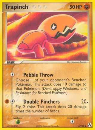 Trapinch 67/92 - Legend Maker Reverse Holofoil - Poke-Collect