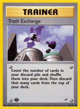 Trash Exchange 126/132 - Gym Heroes 1st Edition - Poke-Collect
