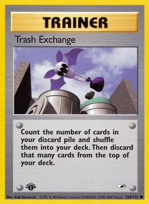 Trash Exchange 126/132 - Gym Heroes 1st Edition - Poke-Collect