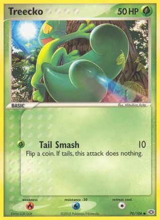 Treecko 70/106 - Emerald Reverse Holofoil - Poke-Collect