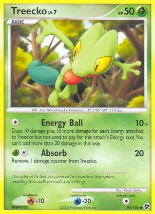 Treecko 90/106 - Great Encounters Reverse Holofoil - Poke-Collect