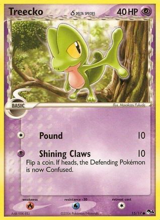 Treecko δ 15/17 - POP Series 4 - Poke-Collect