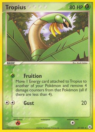 Tropius 27/101 - Hidden Legends Reverse Holofoil - Poke-Collect