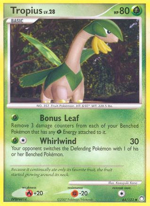 Tropius 64/123 - Mysterious Treasures Reverse Holofoil - Poke-Collect