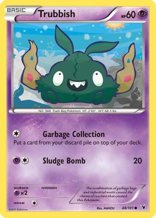 Trubbish 48/101 - Noble Victories Reverse Holofoil - Poke-Collect