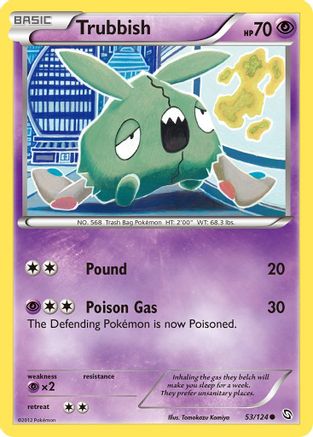 Trubbish 53/124 - Dragons Exalted - Poke-Collect