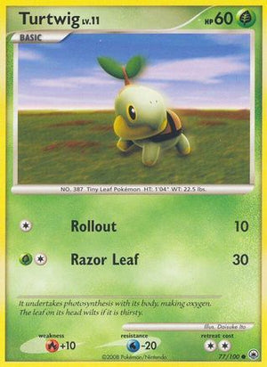 Turtwig 77/100 - Majestic Dawn - Poke-Collect