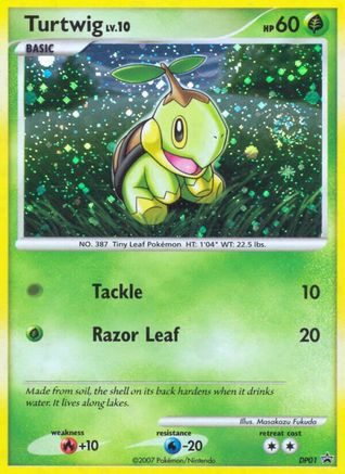 Turtwig DP01/56 - DP Black Star Promos Holofoil - Poke-Collect