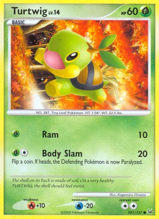 Turtwig 101/127 - Platinum Reverse Holofoil - Poke-Collect