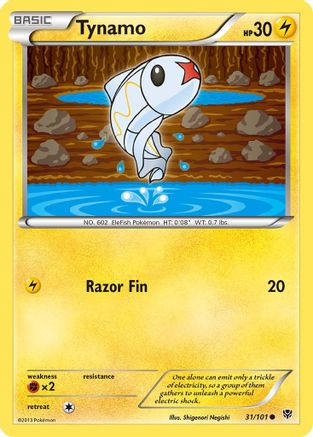 Tynamo 31/101 - Plasma Blast Reverse Holofoil - Poke-Collect