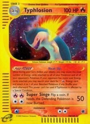 Typhlosion 28/165 - Expedition Base Set Reverse Holofoil - Poke-Collect
