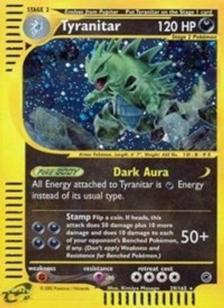 Tyranitar 29/165 - Expedition Base Set Reverse Holofoil - Poke-Collect