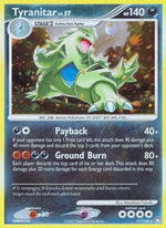 Tyranitar 17/123 - Mysterious Treasures Reverse Holofoil - Poke-Collect