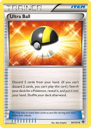 Ultra Ball 90/101 - Plasma Blast Reverse Holofoil - Poke-Collect