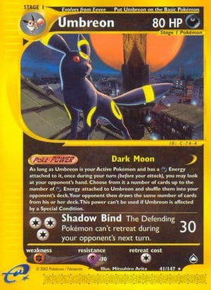 Umbreon 41/147 - Aquapolis Reverse Holofoil