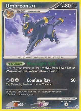 Umbreon 32/100 - Majestic Dawn Reverse Holofoil - Poke-Collect