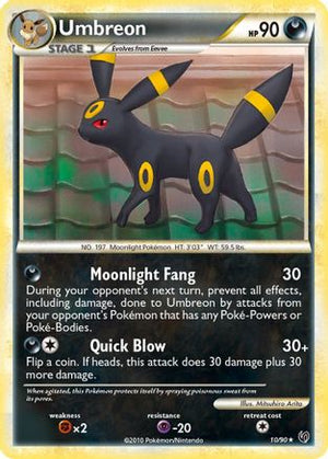Umbreon 10/90 - HSUndaunted Holofoil - Poke-Collect