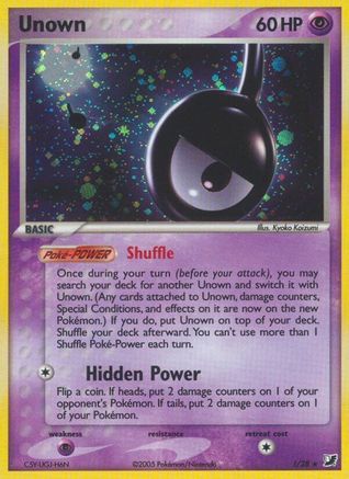 Unown !/115 - Unseen Forces Holofoil - Poke-Collect