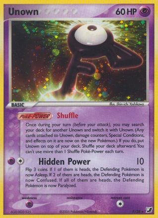 Unown F/115 - Unseen Forces Holofoil - Poke-Collect