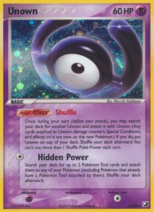 Unown H/115 - Unseen Forces Holofoil - Poke-Collect