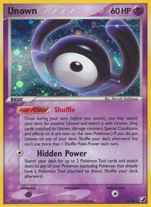 Unown H/115 - Unseen Forces Holofoil - Poke-Collect