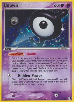 Unown J/115 - Unseen Forces Holofoil - Poke-Collect
