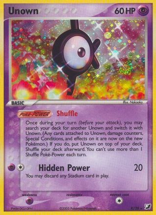 Unown K/115 - Unseen Forces Holofoil - Poke-Collect