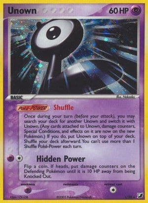 Unown L/115 - Unseen Forces Holofoil