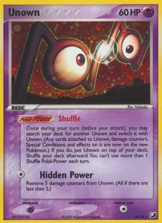 Unown N/115 - Unseen Forces Holofoil - Poke-Collect