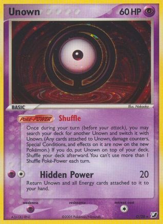 Unown O/115 - Unseen Forces Holofoil - Poke-Collect