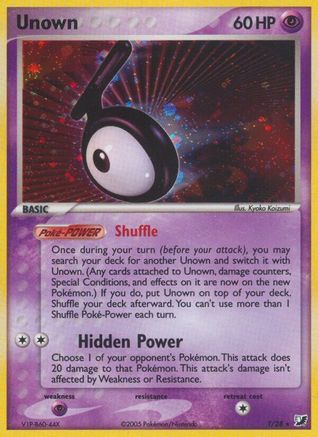 Unown T/115 - Unseen Forces Holofoil - Poke-Collect