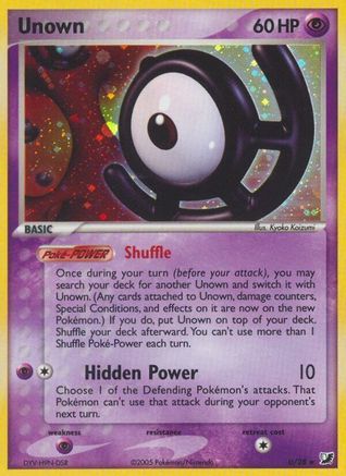 Unown U/115 - Unseen Forces Holofoil - Poke-Collect