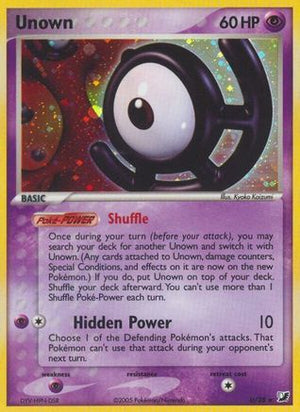 Unown U/115 - Unseen Forces Holofoil - Poke-Collect