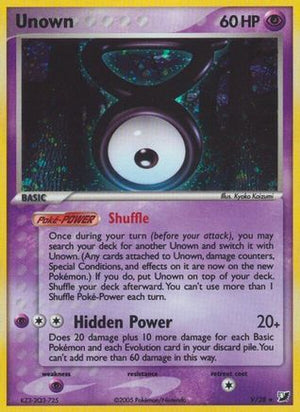 Unown V/115 - Unseen Forces Holofoil - Poke-Collect