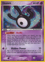 Unown W/115 - Unseen Forces Holofoil - Poke-Collect